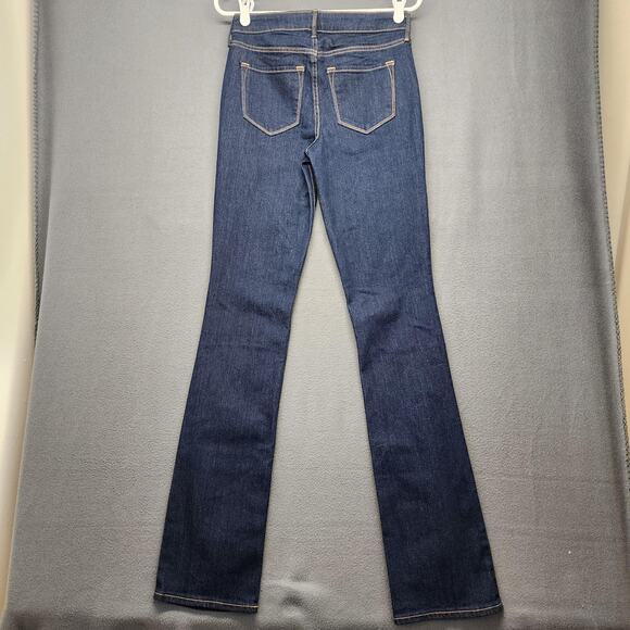 Old Navy Jeans Womens 4 Tall Blue Mid Rise Wow Boot Cut Stretch Denim Classic - Picture 2 of 9
